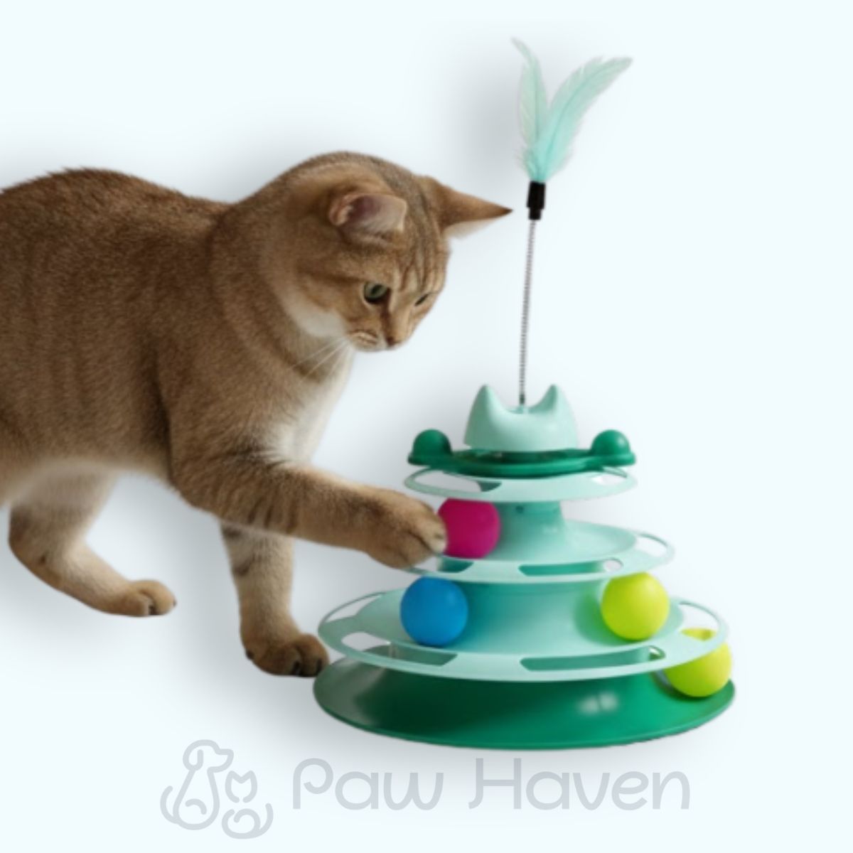 Interactive Cat Tower Toy
