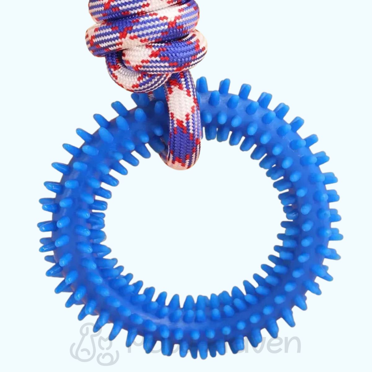 Interactive Dog Ring Toy with Rope
