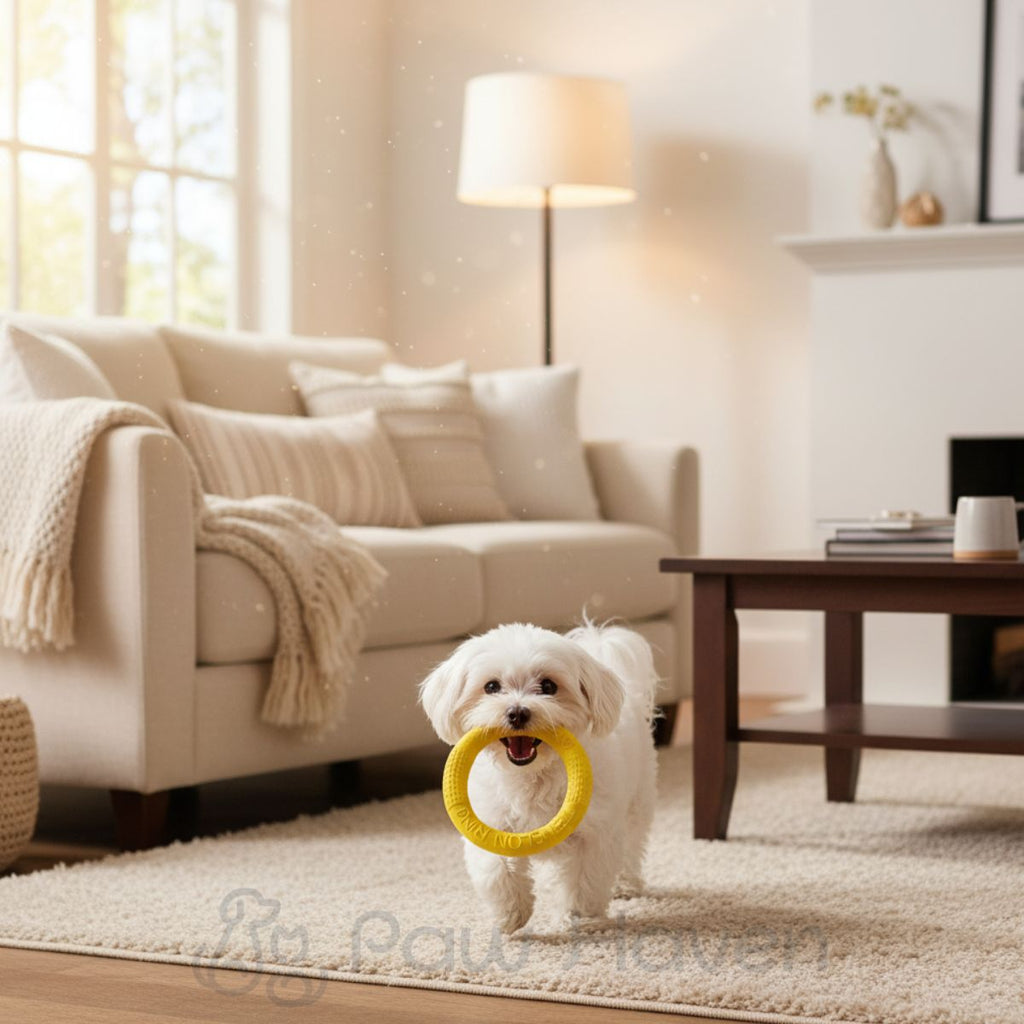 Durable Dog Chew Ball with Rope