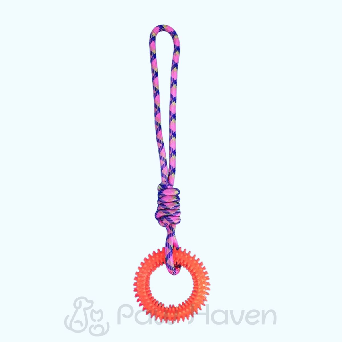 Interactive Dog Ring Toy with Rope