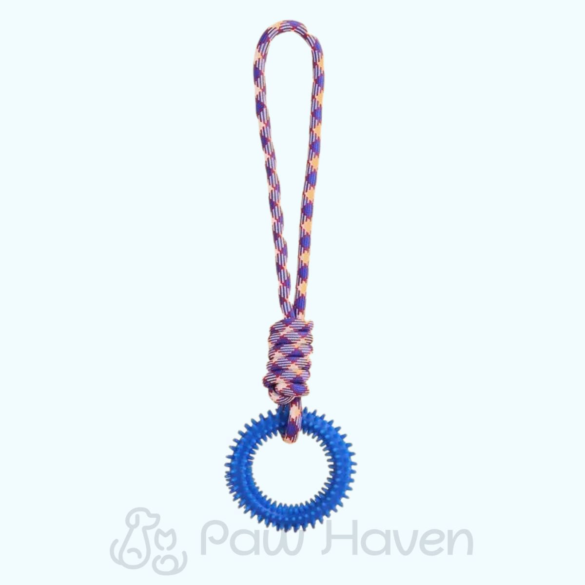 Interactive Dog Ring Toy with Rope