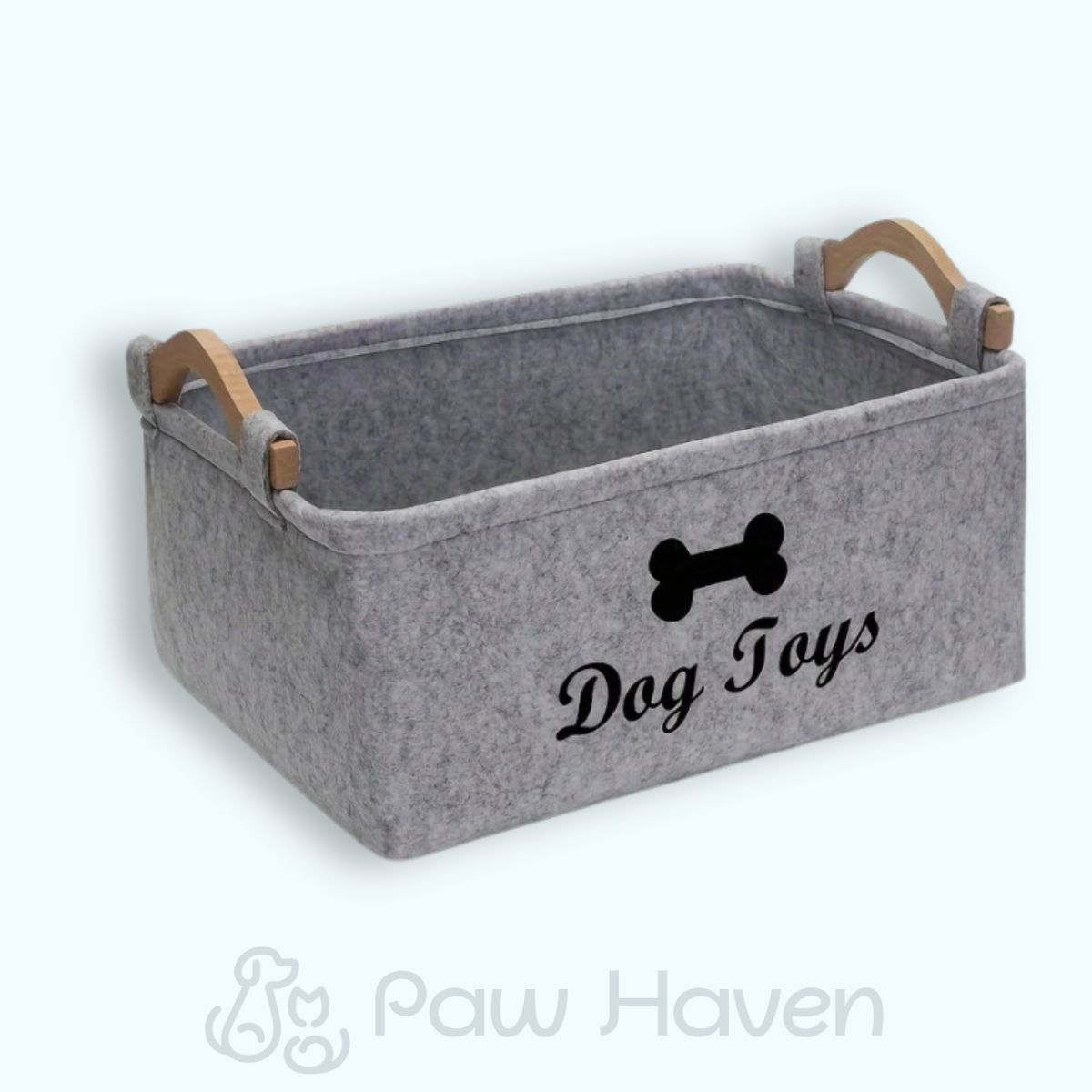 Felt Dog Toy Storage Box
