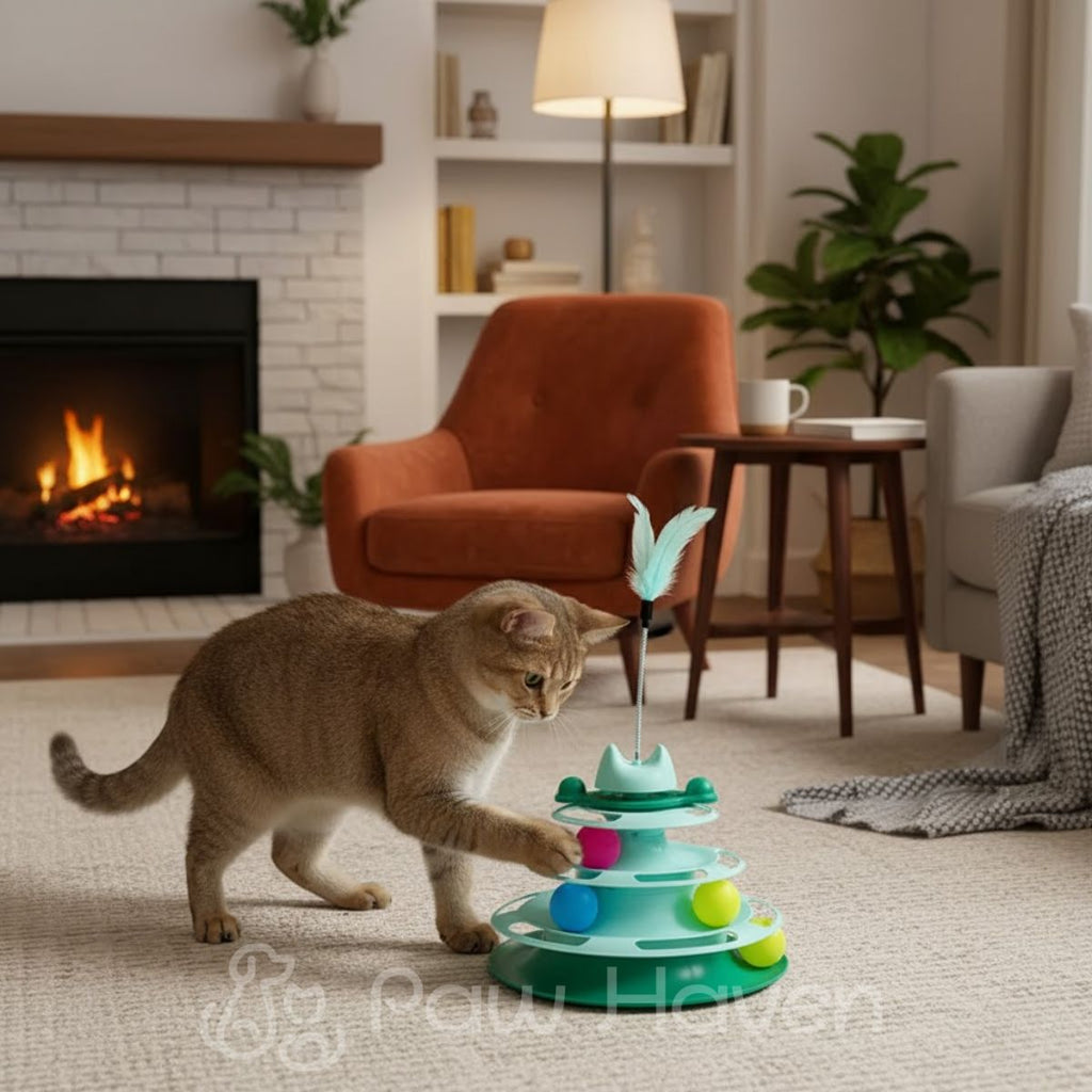 Interactive Cat Tower Toy