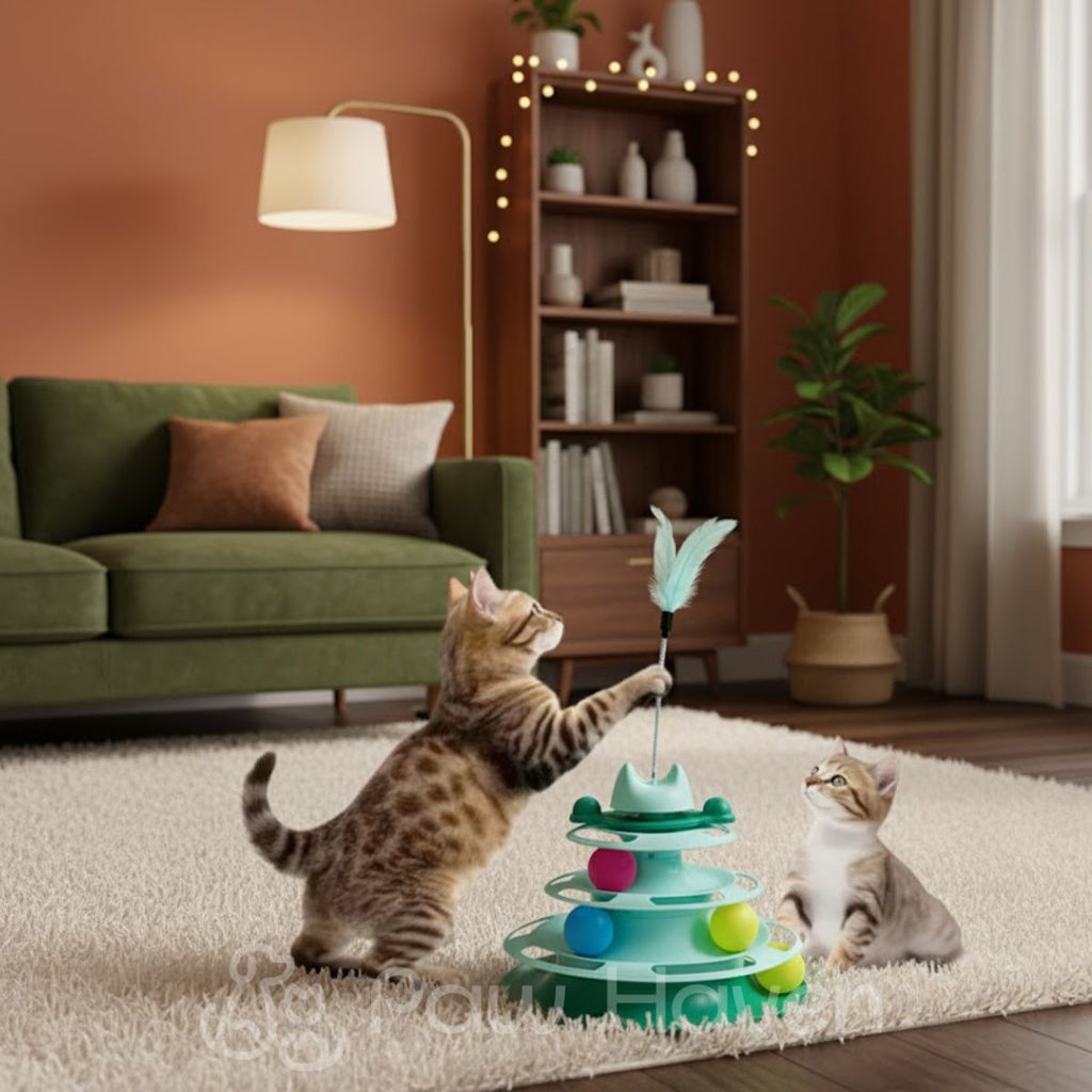 Interactive Cat Tower Toy