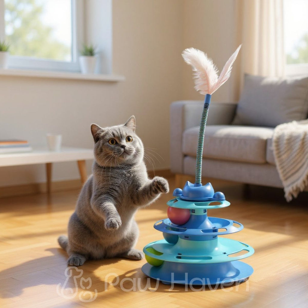 Interactive Cat Tower Toy
