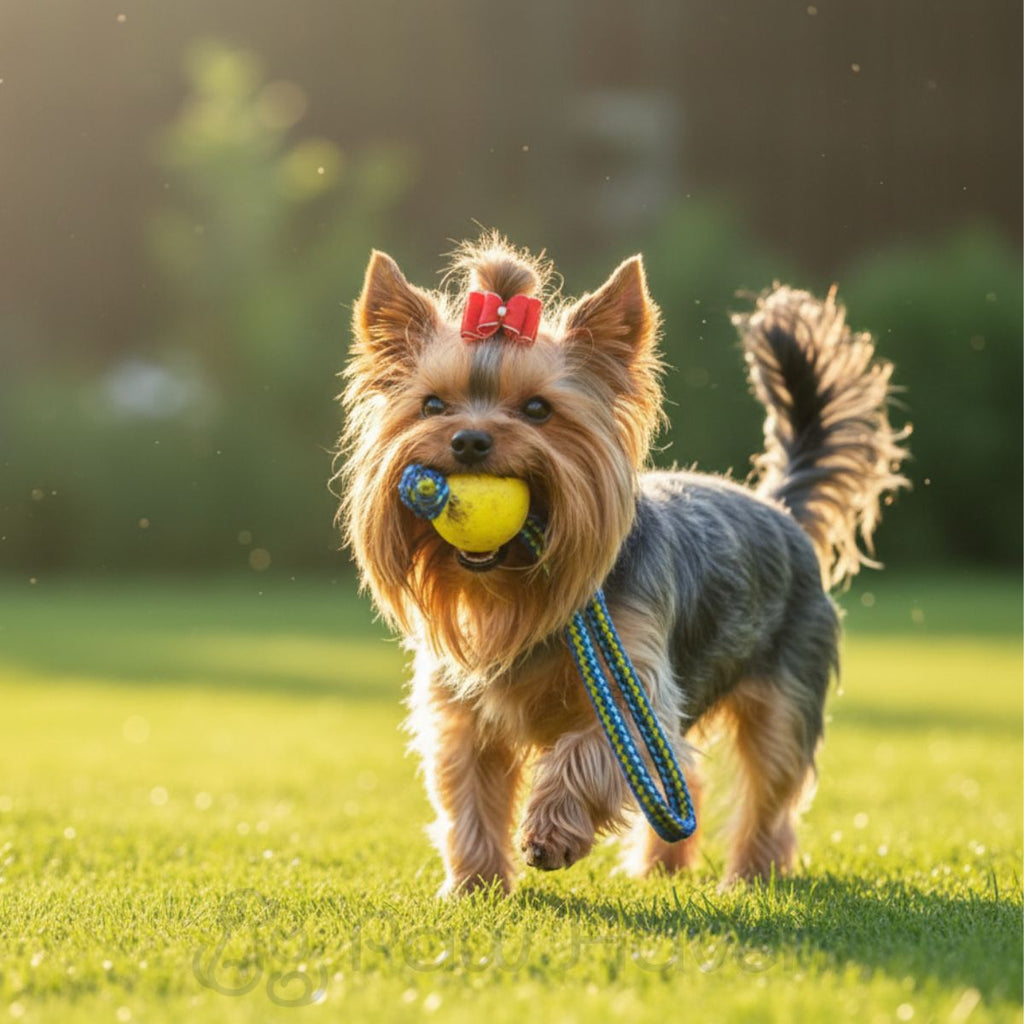 Durable Dog Chew Ball with Rope